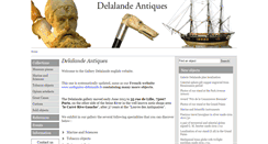 Desktop Screenshot of delalande-antiques.com